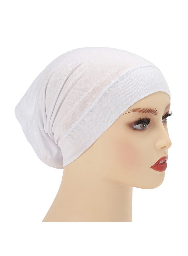 Women's Stretch Hijab Cap Solid Color Hijab Headscarf For Women Lightweight Hats Breathable Liner - Image 2