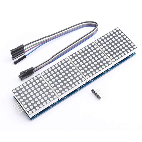 DEVMO MAX7219 Dot led Matrix MCU Control LED Display Module Compatible with Ar-duino Raspberry Pi Microcontroller with 5Pin Line - Image 1