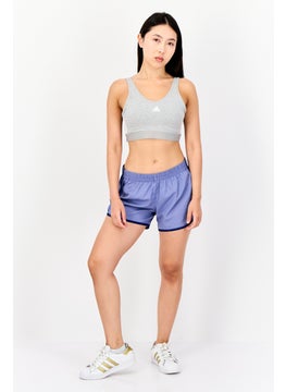 Adidas Women Sportswear Fit 4 Inseam Running Short, Dusty Purple  - Image 3