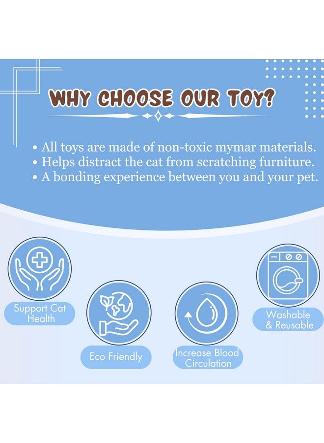 Interactive Cat Crinkle Mini Ball Toy - (Pack Of 10), Non-Toxic Mylar Material Colorful Chew And Chase Mini Ball Toy For Cats And Kittens Exercise, Activity, Training Toy (Size: 4.5Cm) - Image 5