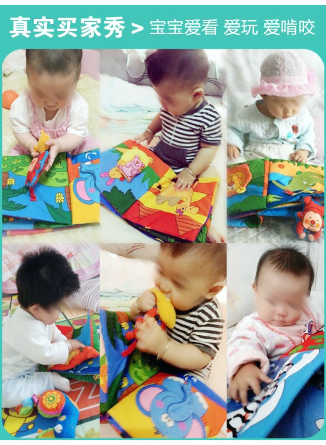 LaLa Cloth Book Baby Early Education Cloth Book 0-3 Years Old Baby Music Toy Book Tear-up 3d Three-dimensional Bite Washing - Image 5