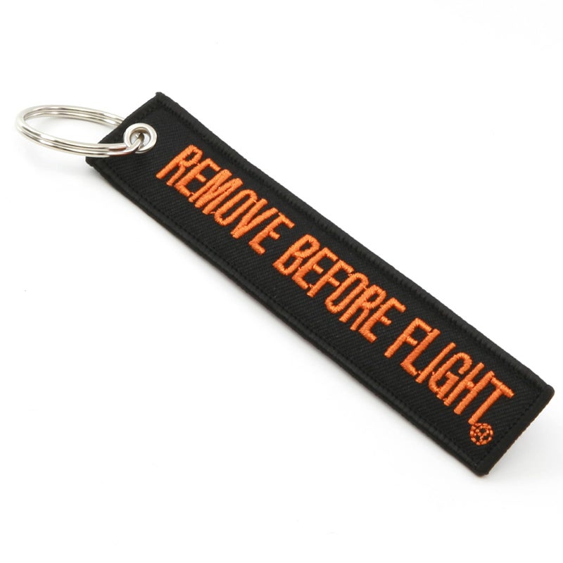Rotary13B1 REMOVE BEFORE FLIGHT - Keychain - Black/Orange  - Image 2