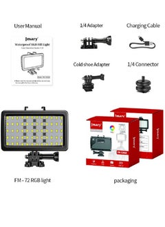 FM-72RGB Portable RGB LED Video Waterproof Fill Light - pzsku/Z79A23B9F4D237D268620Z/45/_/1671719553/86ac8663-7905-45ce-8441-012b7efb8a58