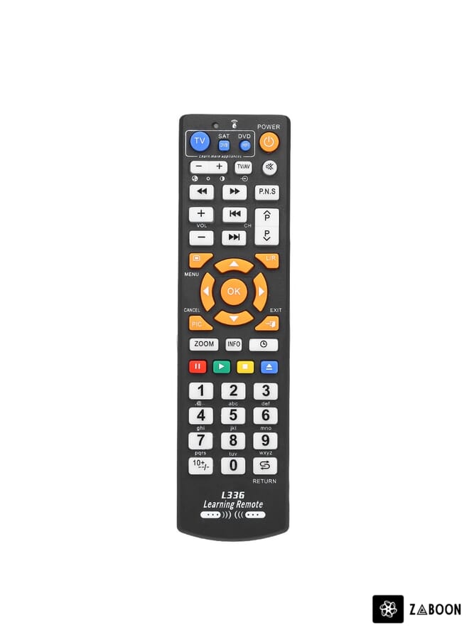 Zaboon Universal Wireless TV Replacement Remote Control For Smart TV CBL DVD Black