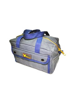G & F Products & F 10095 Government Issued Style Mechanics Heavy Duty Tool bag with Brass zipper and side pockets, tool bag for cars, drill, garden and electrician. Navy Blue  - Image 2