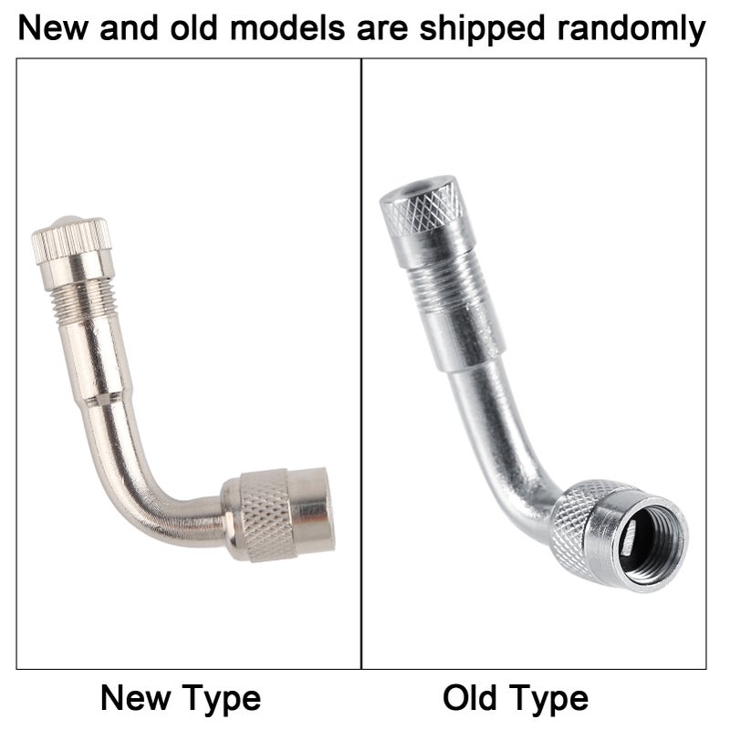 135 Degree nickelage Car Motorcycle bent Tyre Valve Tube Expansion Adapter - Image 1