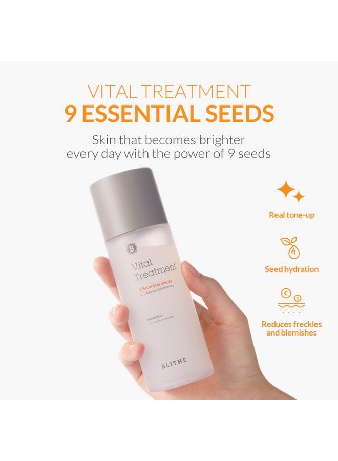 بلايث العلاج الحيوي 9 بذور أساسية من النياسيناميد تونر البشرة الكورية، تونر الشاي الأخضر للوجه، تنقية البشرة الدهنية، تنشيط البقع الداكنة، 5 أونصة سائلة - Image 5