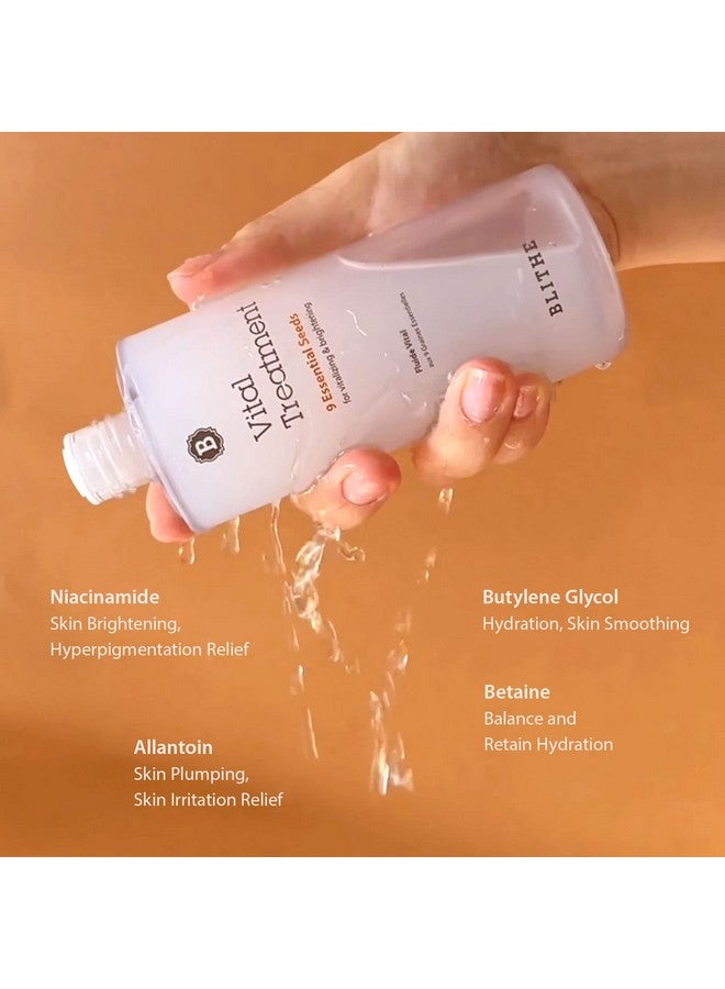 بلايث العلاج الحيوي 9 بذور أساسية من النياسيناميد تونر البشرة الكورية، تونر الشاي الأخضر للوجه، تنقية البشرة الدهنية، تنشيط البقع الداكنة، 5 أونصة سائلة - Image 3