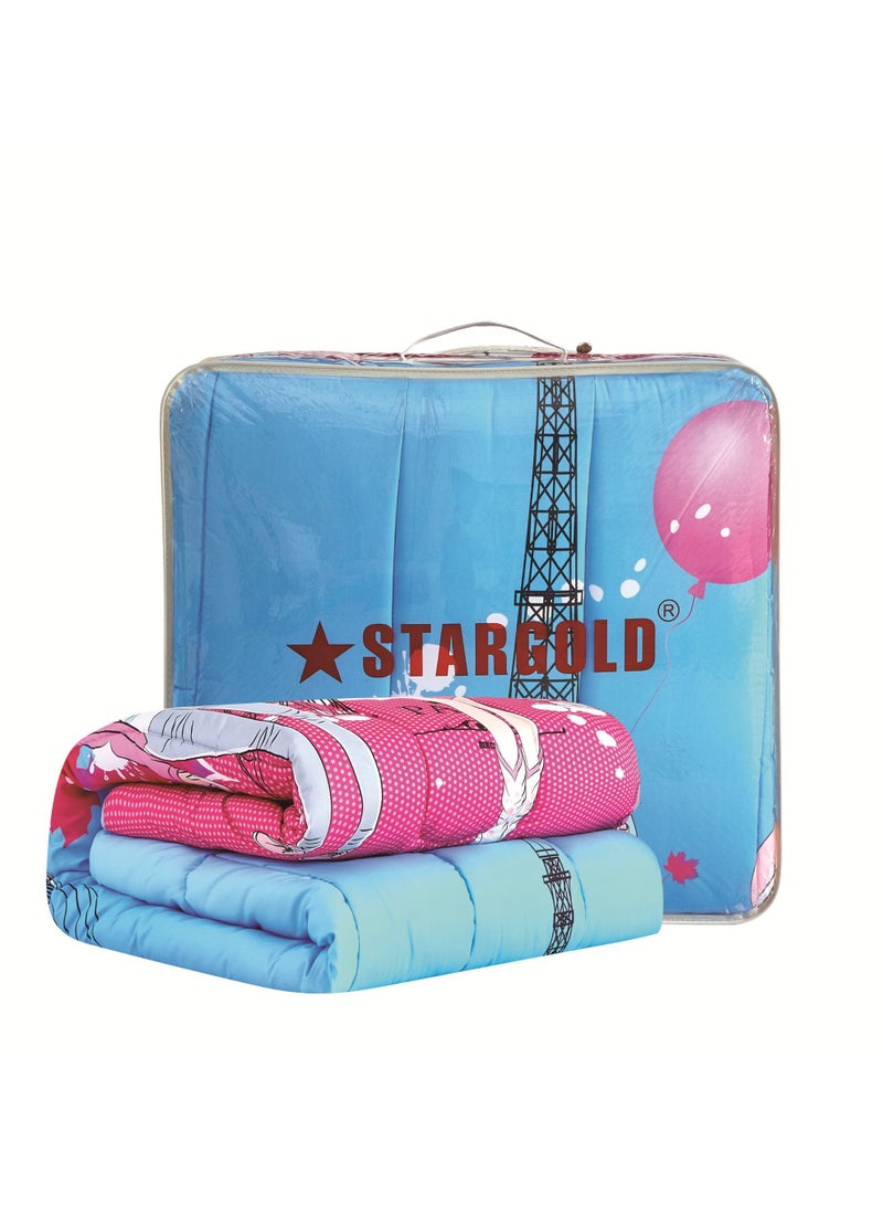 Stargold Extra Soft Best Comforter King Size Microfiber Printed 4 Pieces Set - Image 5