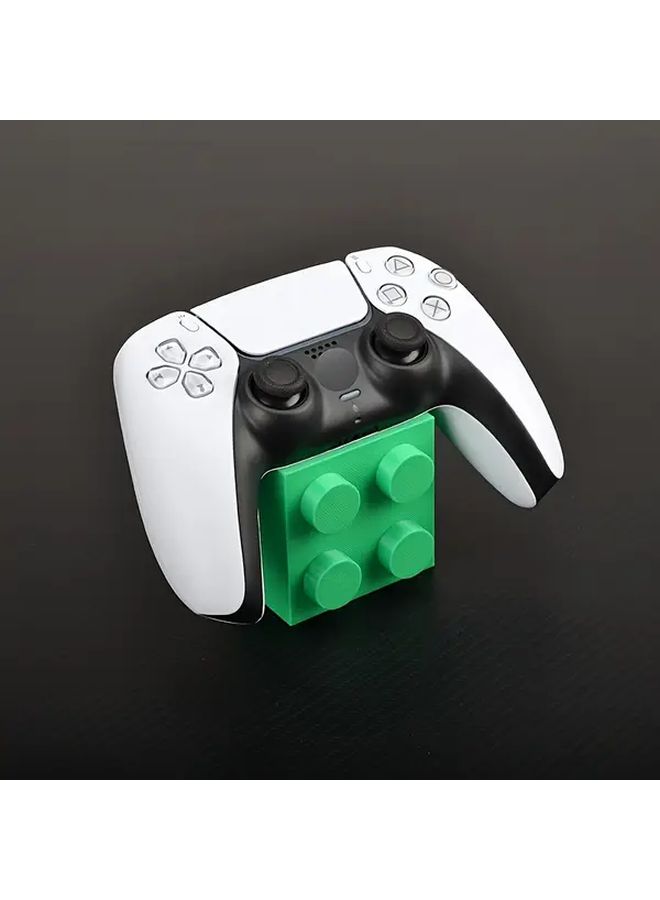 قاعدة تحكم بيضاء مكونة من مكعبات بناء 2×2، متينة ومدمجة للعرض، متوافقة مع PS4 وPS5 - Image 2
