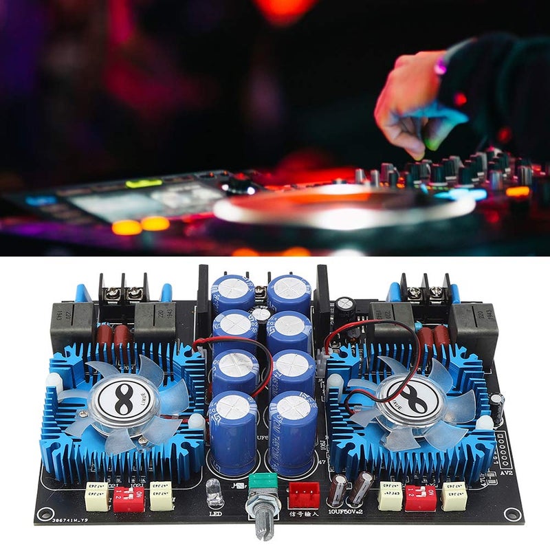 Digital Power Amplifier Board 2x420W Core Subwoofer Audio Amplifier Board with Fan - Image 3