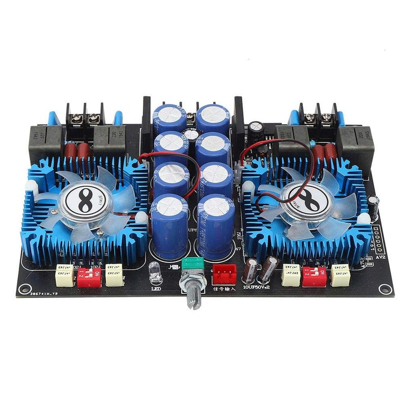 Digital Power Amplifier Board 2x420W Core Subwoofer Audio Amplifier Board with Fan - Image 5