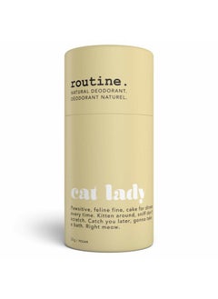 routine ROUTINE Natural Deodorant Stick for Women and Men - 50g | Antiperspirant Deodorant for All Types of Skin | Even Tone Balancing, Aluminum Free, and Travel Size Deodorant - Cat Lady  - Image 1