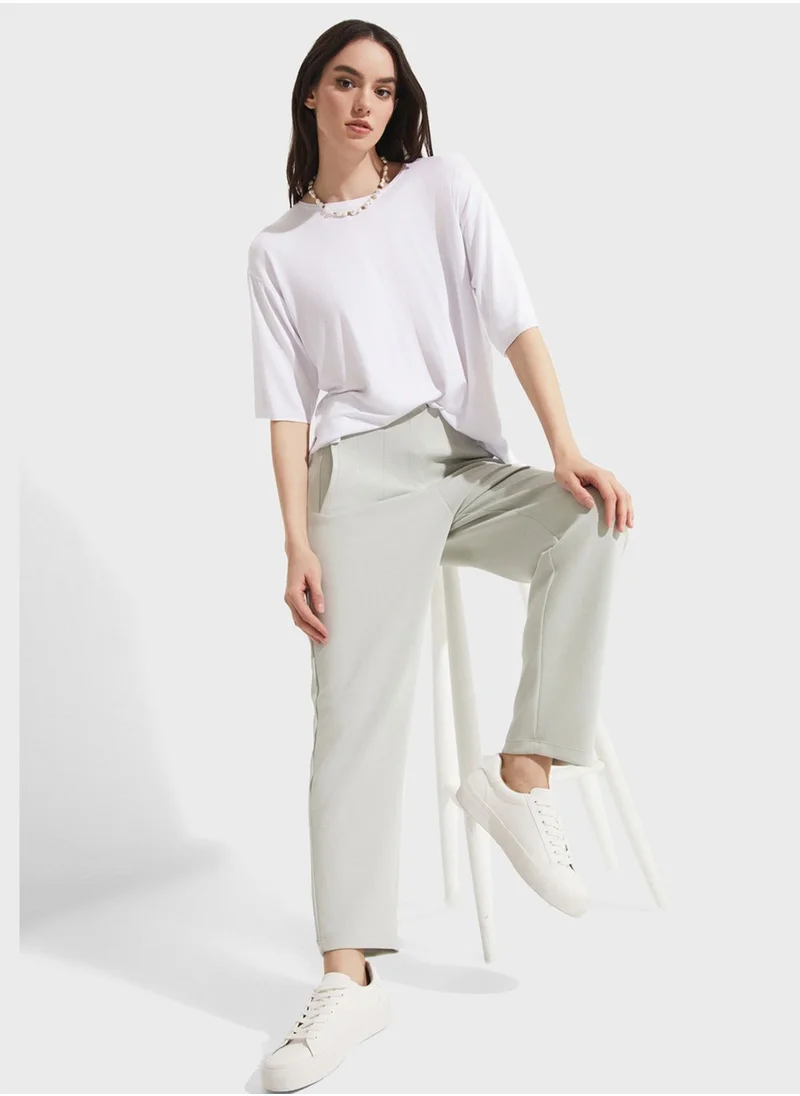 جون High Waist Pants