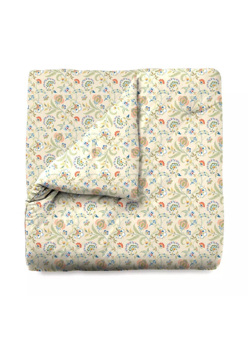 Trident - Trident Soft Comfort Bed in a Bag, Comforter with Bedsheet and Pillow Cover, 210 TC 100% Cotton 200 GSM Comforter, King Size Bedsheet Set with Comforter and Pillow Cover - English Chintz - Image 1