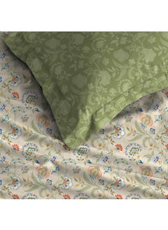 Trident Trident Soft Comfort Bed in a Bag, Comforter with Bedsheet and Pillow Cover, 210 TC 100% Cotton 200 GSM Comforter, King Size Bedsheet Set with Comforter and Pillow Cover - English Chintz  - Image 3