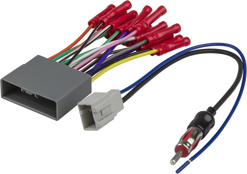 Scosche HA0AB Wire Harness & Antenna Adapter Bundle Compatible with Select Non-Amplified 2006-2014 Honda Vehicles - Image 1