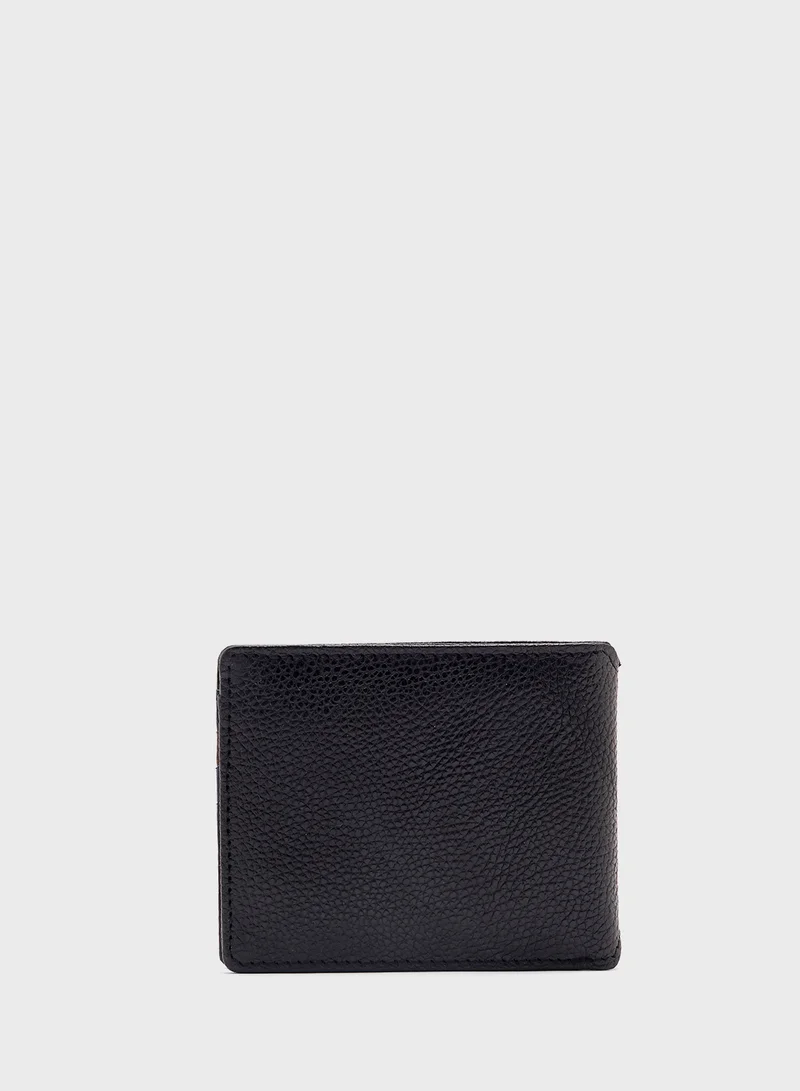 Robert Wood Genuine Leather Casual Bi-Fold Wallet