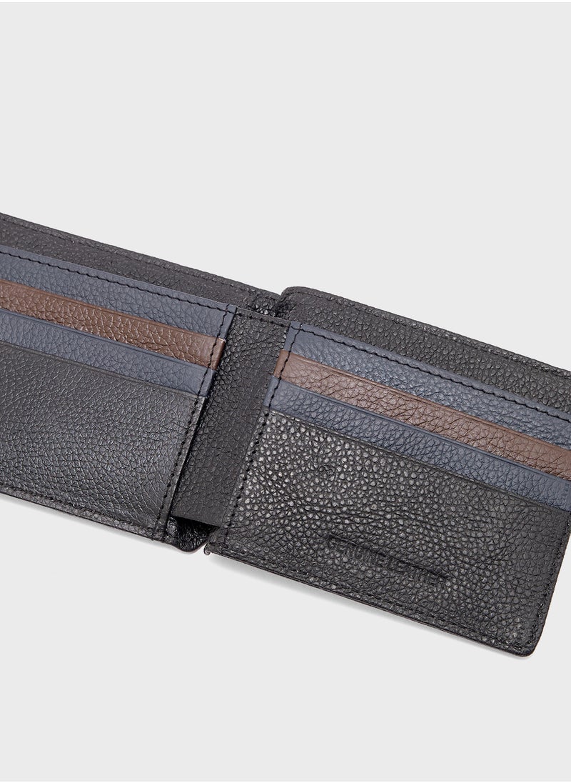 Robert Wood - Genuine Leather Casual Bi-Fold Wallet - Image 1