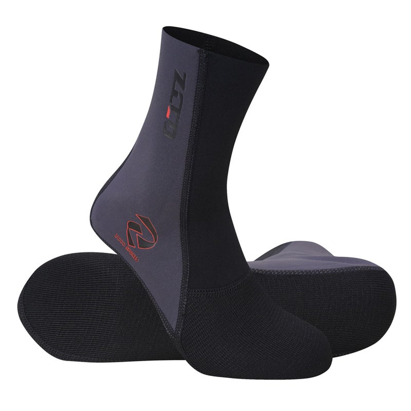 ZCCO 1.5mm Neoprene Diving Socks, Men Women Youth Swim Socks for Diving, Snorkeling, Surfing, Water Sports (1.5W-GY-M) - Image 5