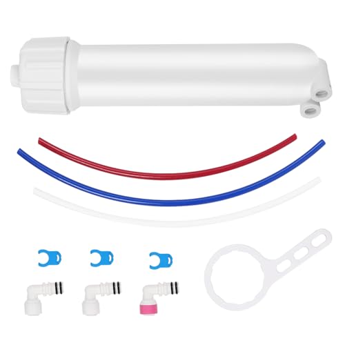 YKMGON 1812/2012 Reverse Osmosis Membrane Housing Kit with Quick-Connect Fitting,Wrench for 24-150GPD Under Sink Home Drinking RO Water Filtration System - Image 1