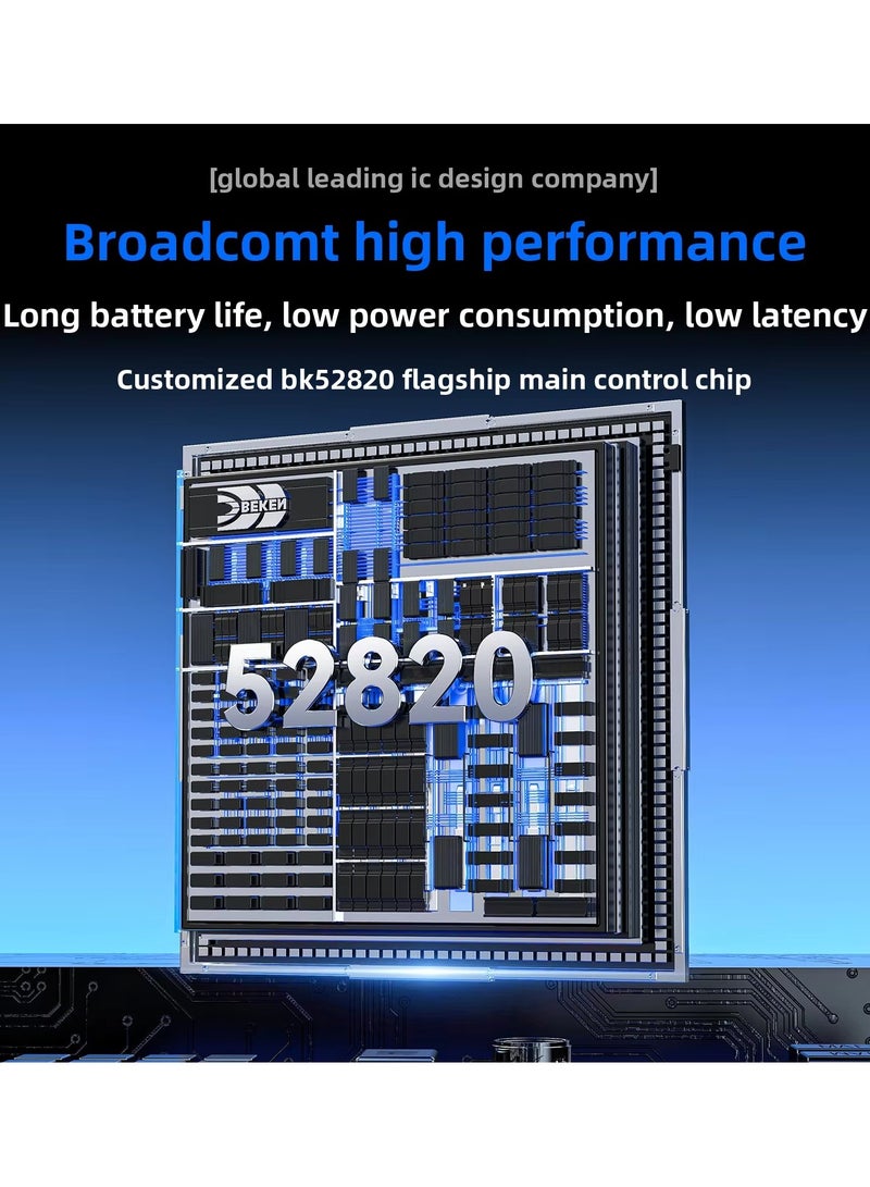 Attack Shark V3 Ultra-Light Wireless Gaming Mouse, PAW3311 Sensor, 500mAh, 62g, 25KDPI 2.4G/BT/USB-C Rechargeable Wireless Mouse with 5 Programmable Buttons for Laptop,PC,Mac Gamer (White) - Image 5