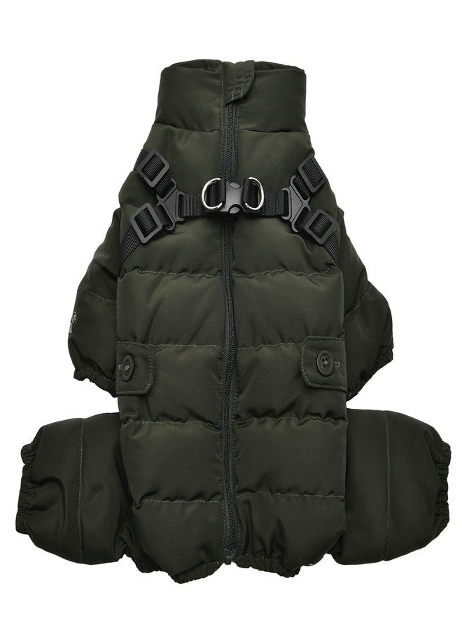 Puppia Soft Onesie Jumpsuit - Khaki - Medium - Image 2