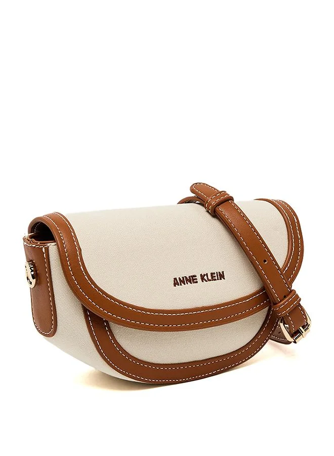 Anne Klein  Contrast Trim Flap Crossbody Bag for Women | Best Price UAE