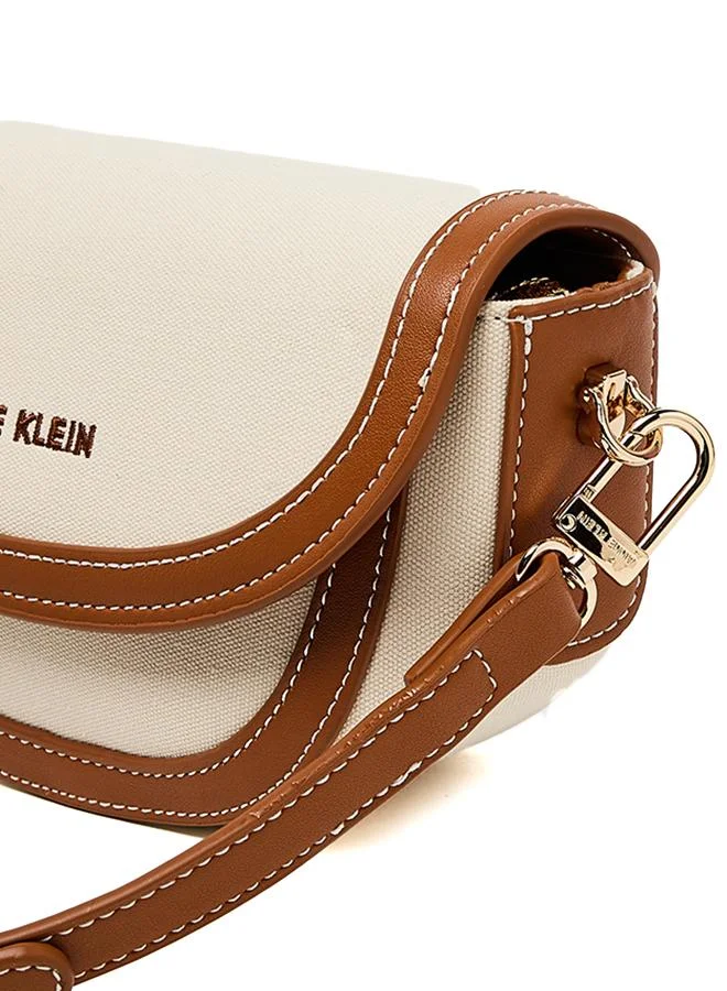 Anne Klein  Contrast Trim Flap Crossbody Bag for Women | Best Price UAE