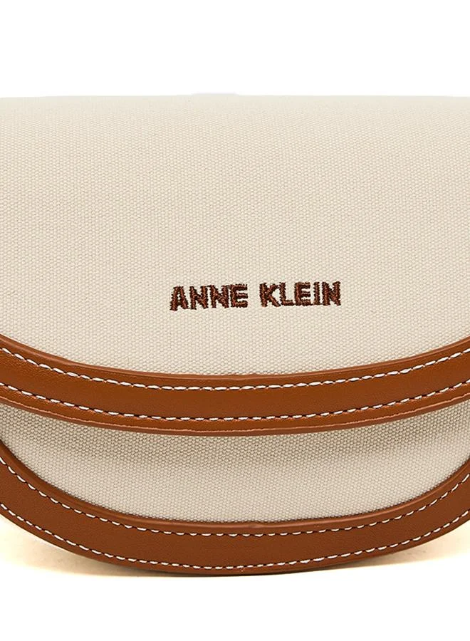Anne Klein  Contrast Trim Flap Crossbody Bag for Women | Best Price UAE