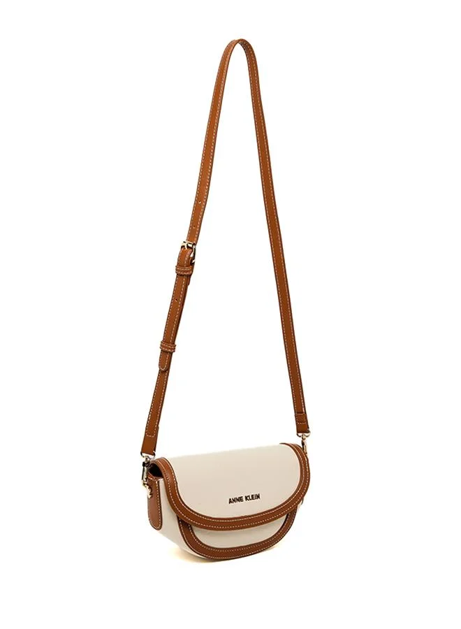 Anne Klein  Contrast Trim Flap Crossbody Bag for Women | Best Price UAE