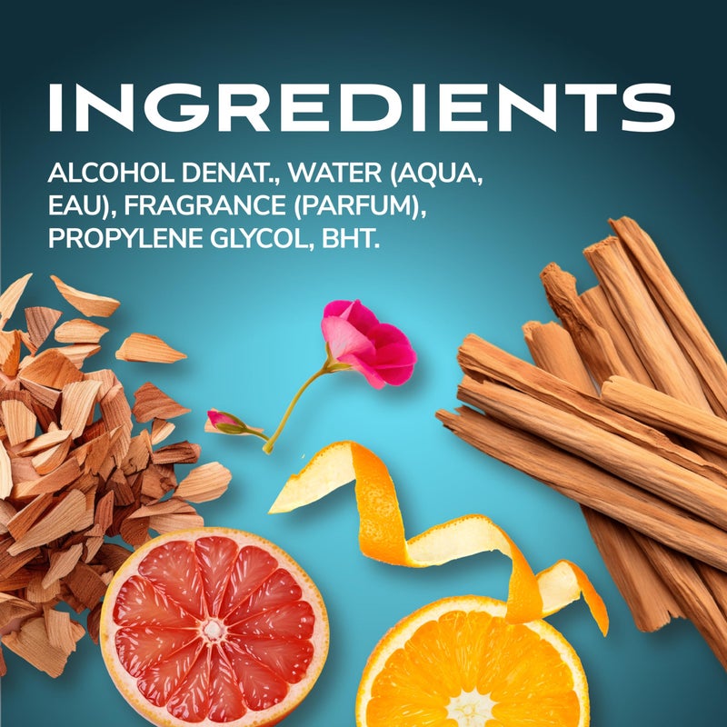 BOD man Fragrance Body Spray, Fresh Blue Musk, 8 fl oz - Image 5