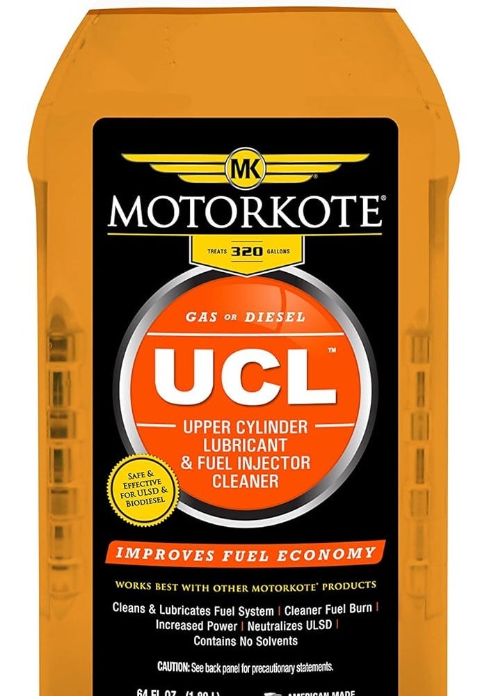 Motorkote موتوركوت MK-10203-06 مادة تشحيم الأسطوانة العلوية ومنظف حقن الوقود، 64 أونصة - Image 1