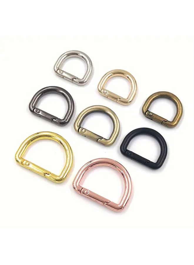 19mm Gold D Ring Spring Clasp 6 Pack Hardware For Bags And Clothing - Image 5