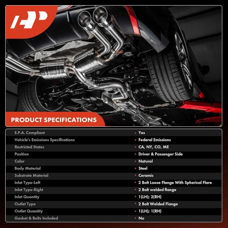 A-Premium Catalytic Converter Kit for Ford Ranger & Mazda B4000 - Image 3