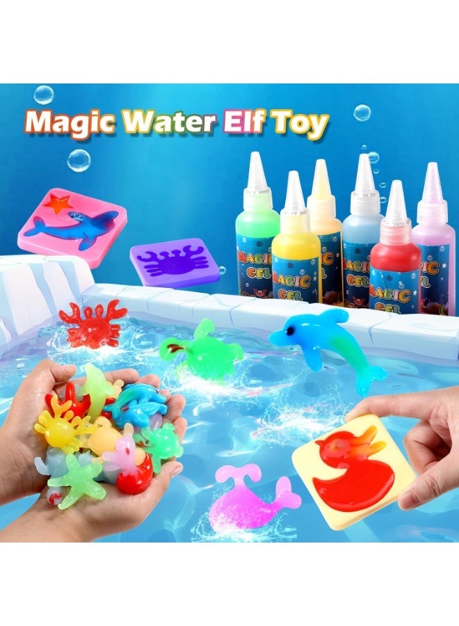 SIMDOW DIY Magic Water Gel Toy Kit for Kids – Aqua Figure Craft Set, Holiday Gift u0026 Birthday Party Favors - Image 2
