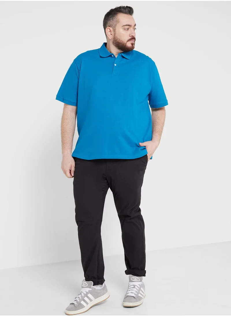 Seventy Five Plus Size Polo Shirt