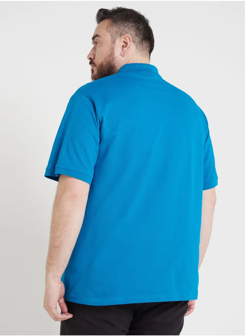 سفنتي فايف Plus Size Polo Shirt