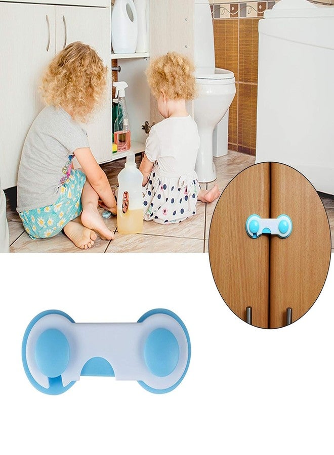 ClickFit Kids Safety Locks for Cabinets & Drawers - Baby Proofing Latches with Strong Adhesive - Child Safety Locks for Kitchen, Appliances, Toilet - Easy Install, No Tools Needed - Image 5