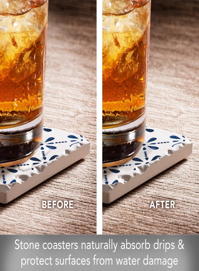 Counterart Thirstystone Sorrento Lemons 4-Pack Tumbled Tile Stone Coasters Manufactured in The USA Absorbent Easily Wipes Clean - Image 4