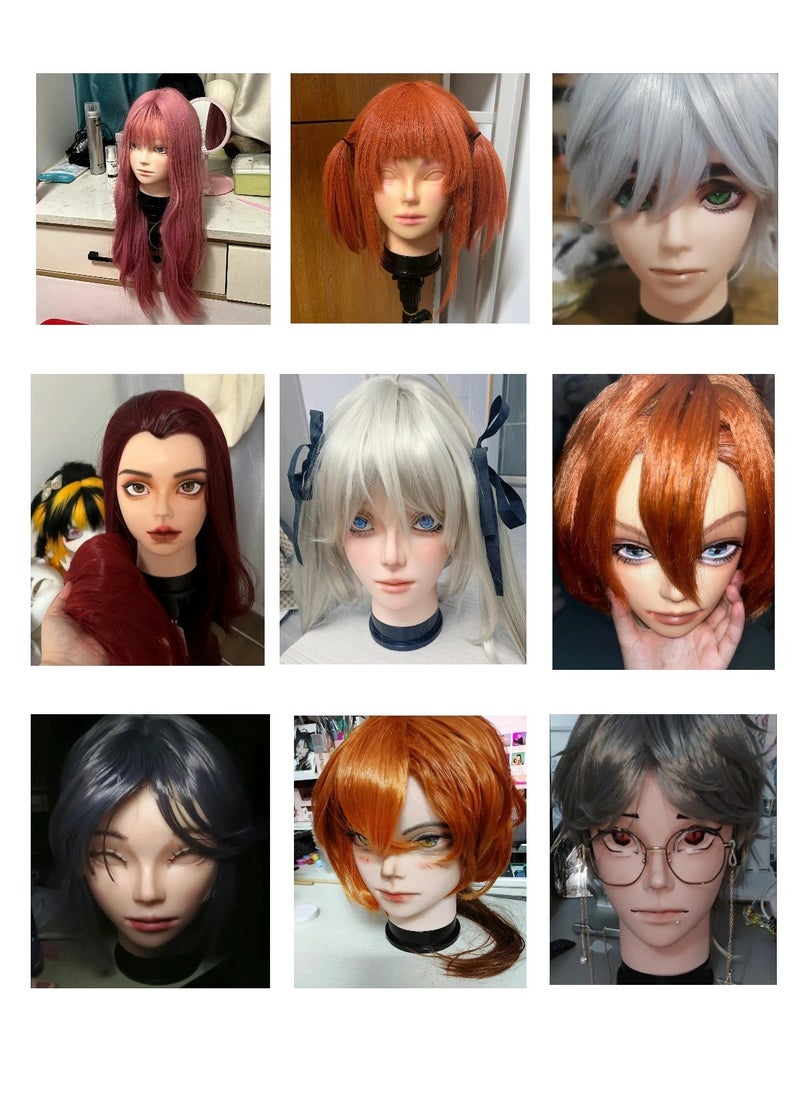 CHU DAI Professional 54cm Cosplay & Makeup Training Head – Wig Display Mannequin, Universal Head Size for Arab Hairstyling Practice  - Image 5