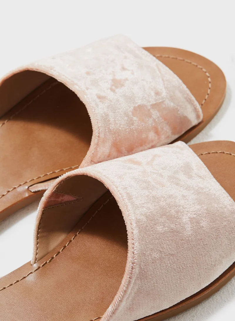 CALL IT SPRING Velvet Slides