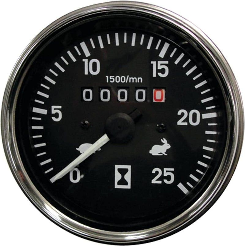 Complete Tractor 1207-7001 Tachometer, Black