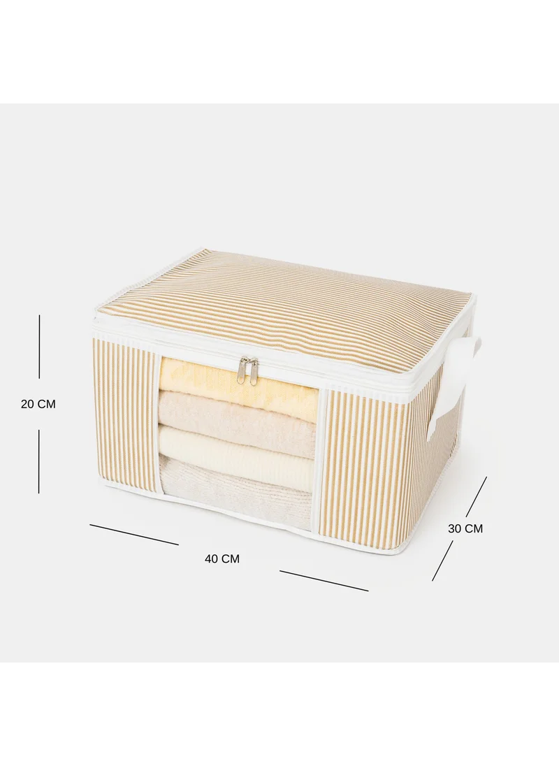 Nacarev 2 Pieces Small Size Window Line Pattern Printed Under Base Cabinet Organizer Set 40x30x20 cm