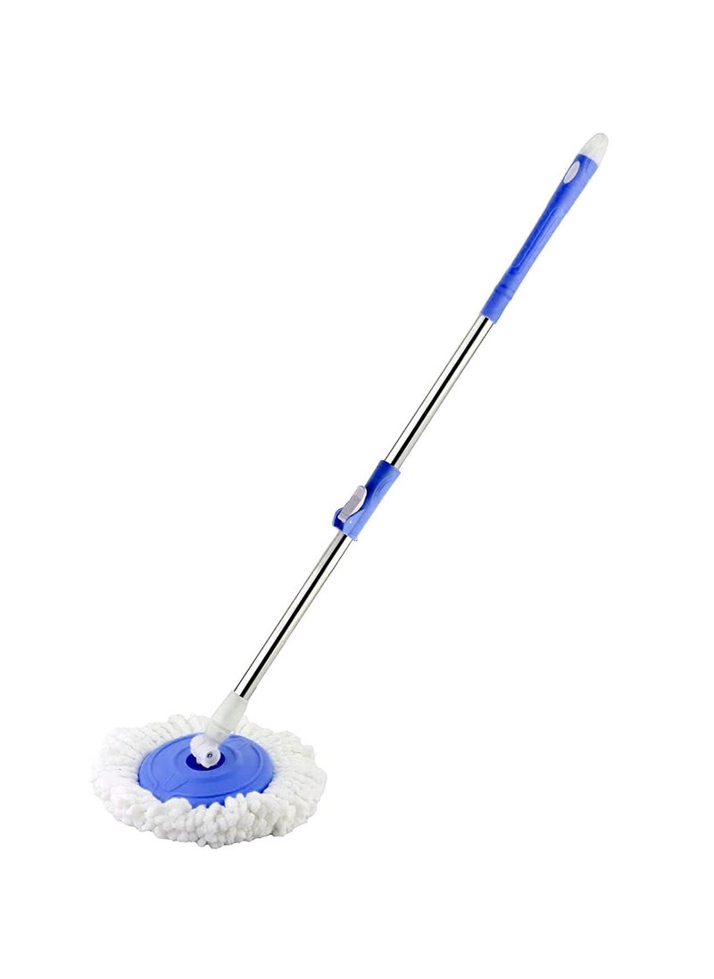 Rosaline Spin Mop Extendable Handle/Stick Rod | Spin Mop Spares Set Handle with Microfibers Refill | 360° Bucket Spin Mop Stick (Multi Color 1x)  - Image 1