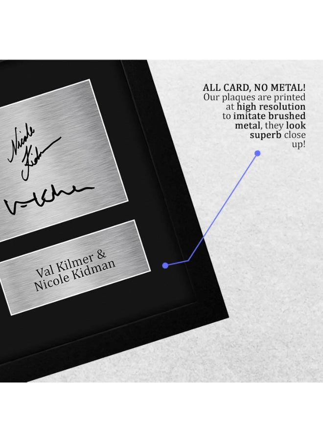HWC Trading HWC Trading Val Kilmer & Nicole Kidman Batman Forever Framed Gifts Printed Signed Autograph Picture for Movie Memorabilia Fans  - Image 5