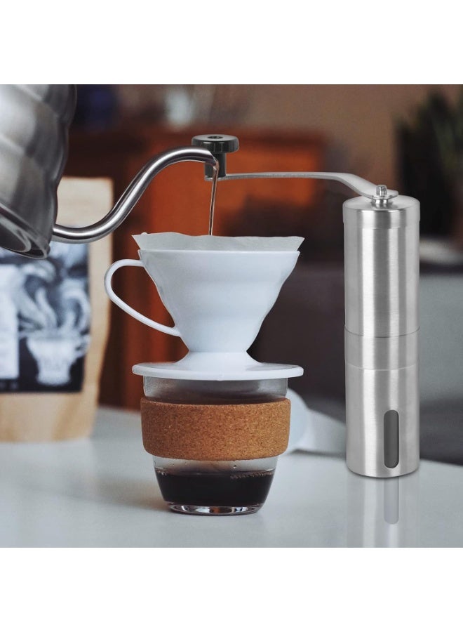 Manual Coffee Bean Grinder Silver Standard - Image 4