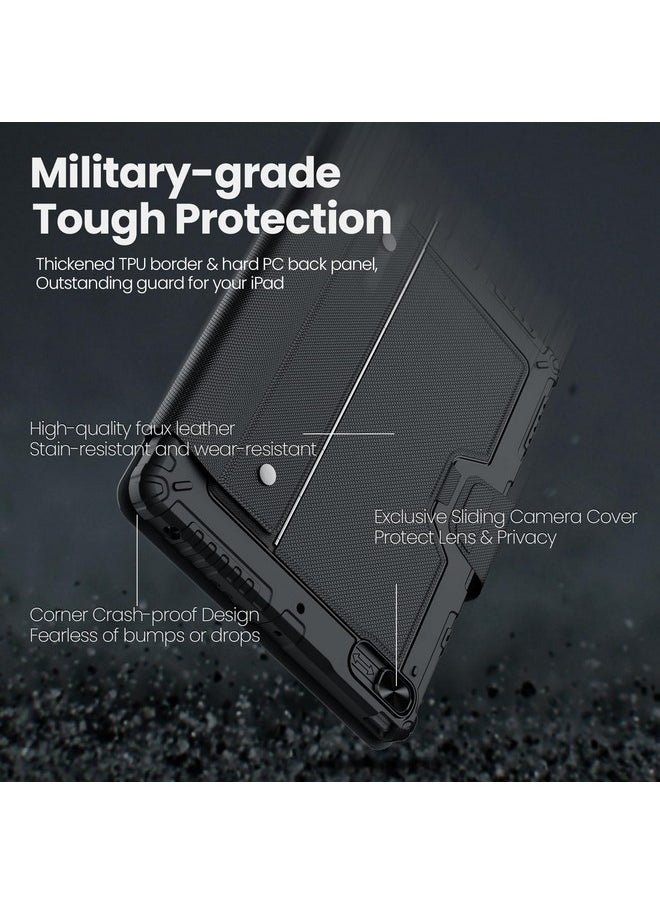 Nillkin Nillkin iPad 9th Generation (10.2", 2021) Case with Detachable Keyboard, Magic Trackpad, Portrait/Landscape Modes, Rugged Keyboard Case with Camera Cover for iPad 8th/7th Gen, Black  - Image 2