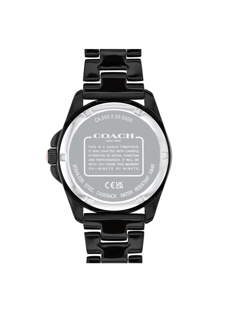 COACH Women's Analog Round Shape Alloy Wrist Watch 14504186 - 36 Mm  - Image 2