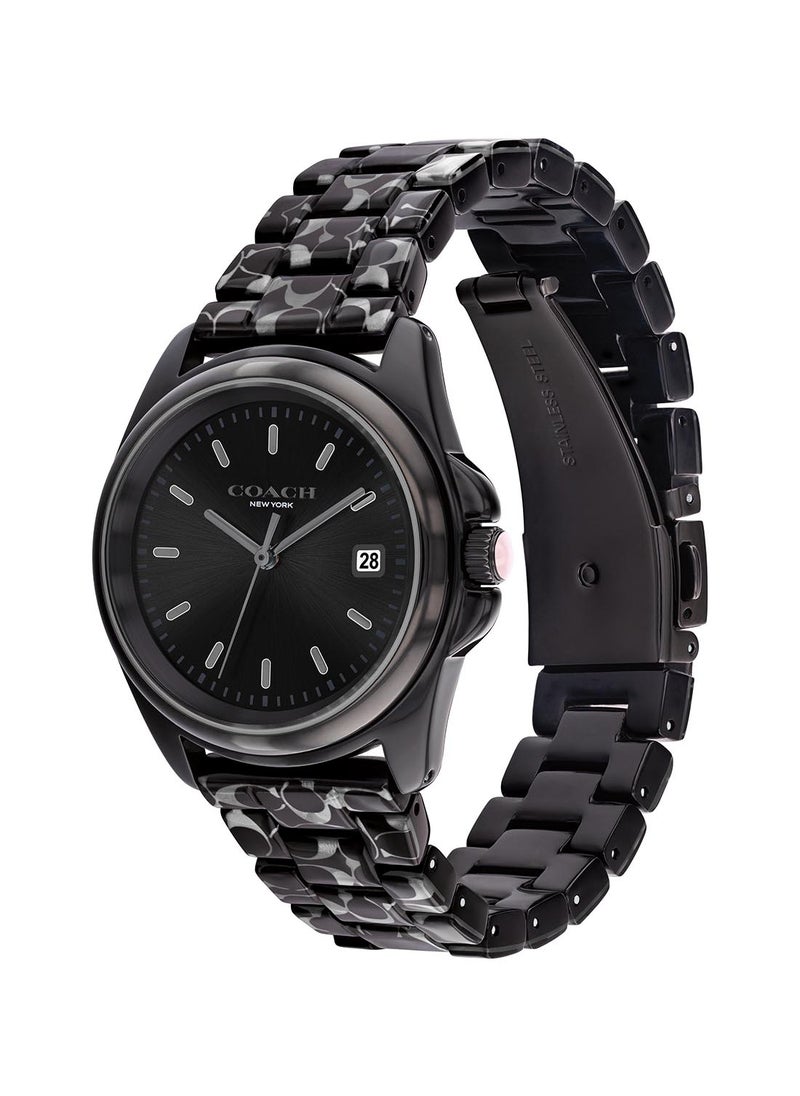 COACH Women's Analog Round Shape Alloy Wrist Watch 14504186 - 36 Mm  - Image 3